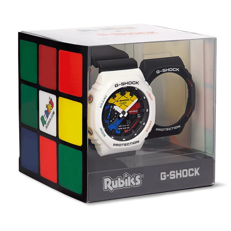 Reloj GAE-2100RC-1AER cubo de rubik's tie up casio g-shock