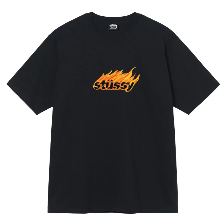 Camiseta flames tee Stüssy