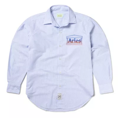 Camisa Oxford stripe shirt Aries Arise