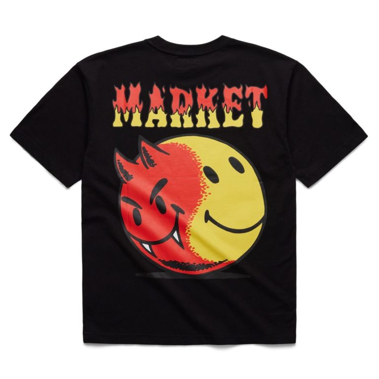 Camiseta Good & Evil t-shirt negra Market