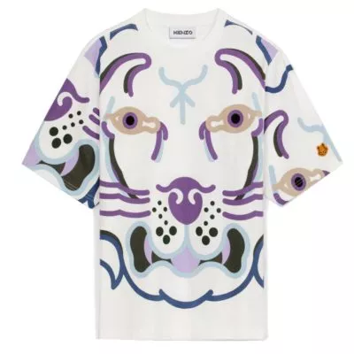 Camsieta K-tiger loose t-shirt Kenzo blanco