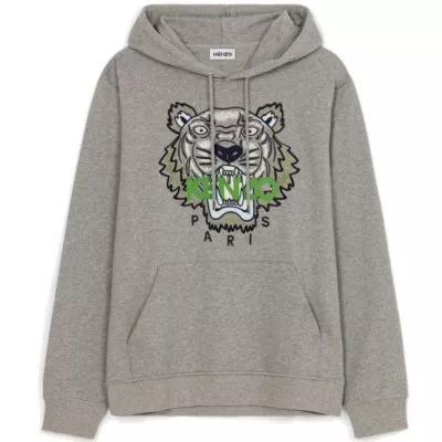 Sudadera Tiger Hooded sweatshirt Kenzo gris