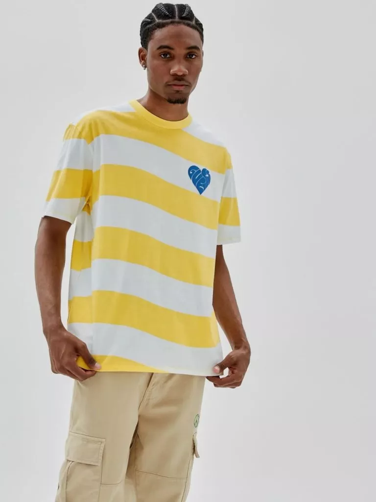 Camiseta Wave tee J Balvin x Guess Originals amarilla