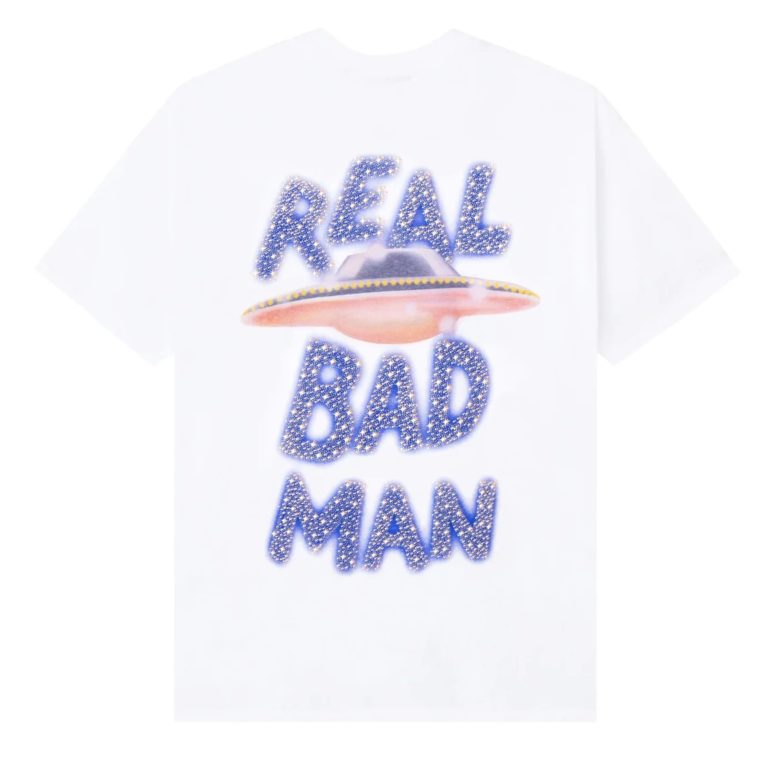 comprar Camiseta Saucer cult Real Bad Man blanco