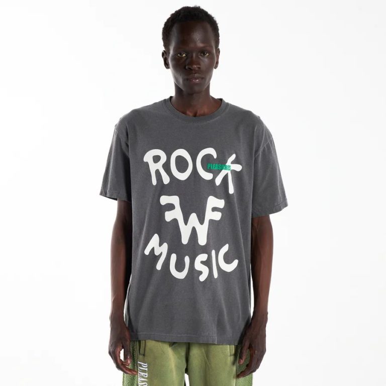 Camiseta Rock washed tee Pleasures x Weezer