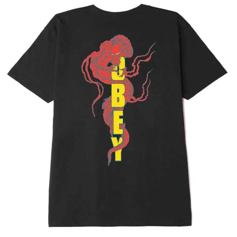 comprar Camiseta Dragon Obey negro