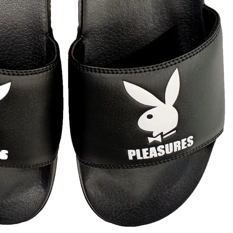 comprar Chanclas Logo slides Pleasures x Playboy