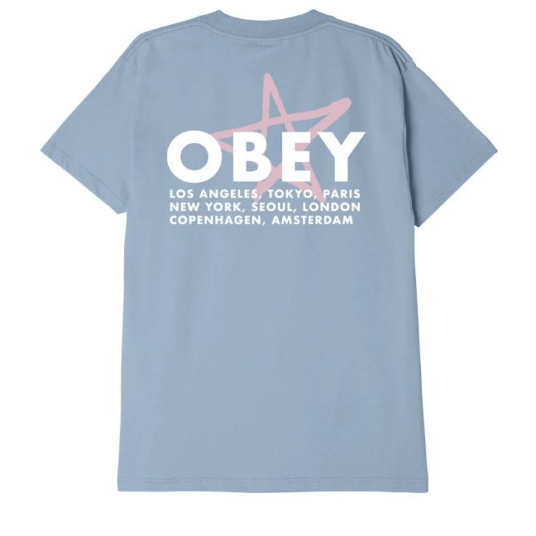 Comprar Camiseta City star classic Obey azul