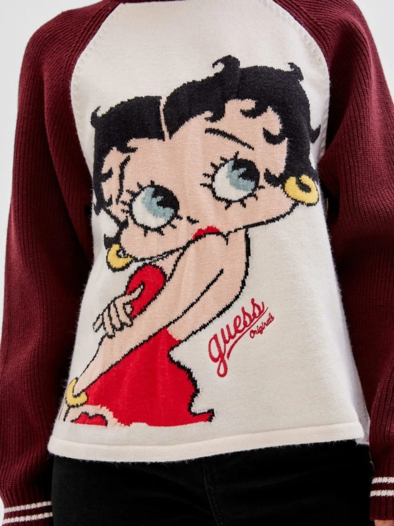 comprar Jersey Instarsia sweater Guess Originals x Betty Boop