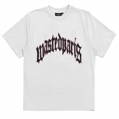 Comprar Camiseta arch tee de Wasted París en color blanco. Camiseta con serigrafía estilo arco en el frontal de la prenda. 