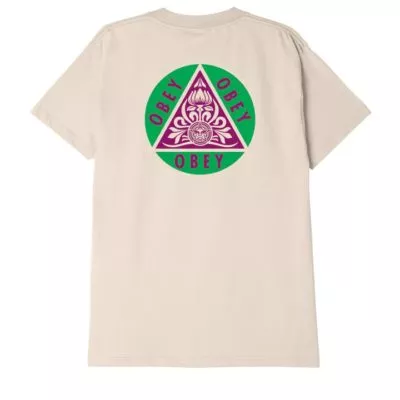 Comprar Camiseta Pyramid Obey beige