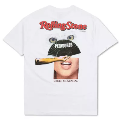 Comprar Camiseta Rolling Stones Pleasures blanca