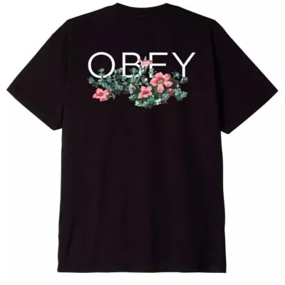 Comprar Camiseta Leave me alone Obey negro