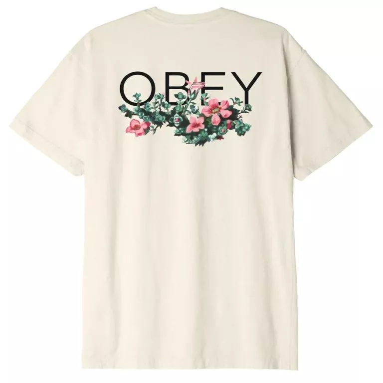 Comprar Camiseta Leave me alone Obey blanca